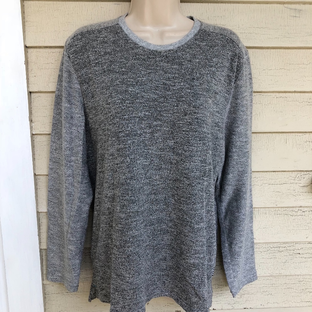 FIVE FOUR 60% cotton gray knit top/M